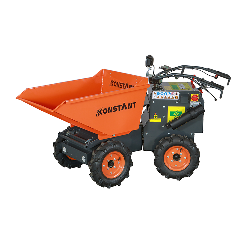 Construction Mini Dumper Articulatedステアリング1600W電気4x4 