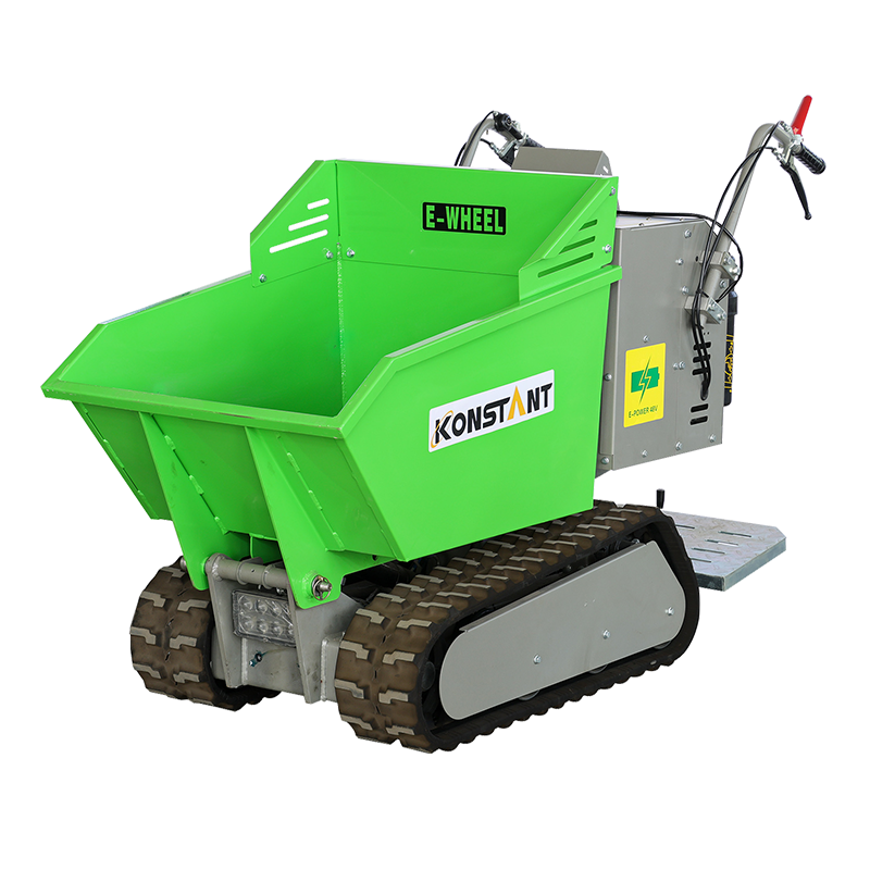 350kgペイロード電気駆動追跡されたアンダーキャリッジバッテリーメンテナンス無料ミニダンパー